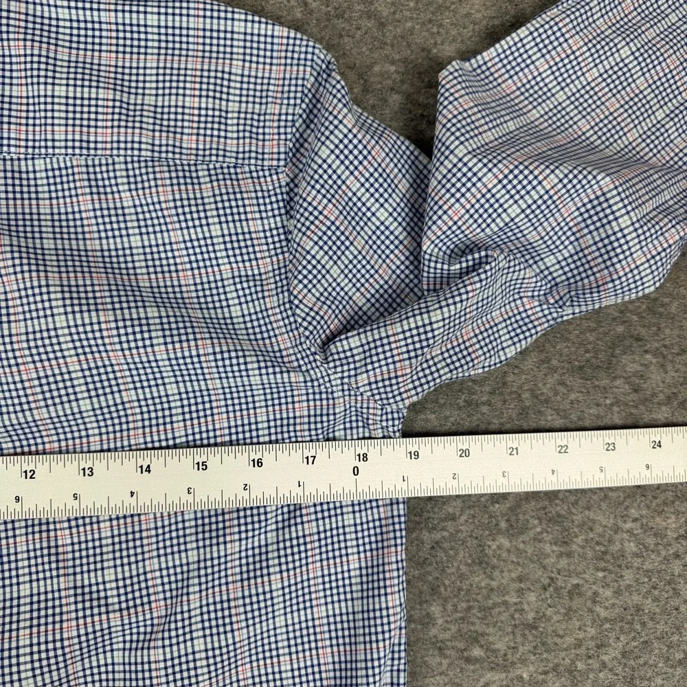Ralph Lauren Button Down Shirt Check Cotton Boys Large L 14/16